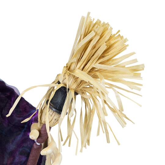 5.5ft. Lighted & Animated Witch Halloween Figure Decoration